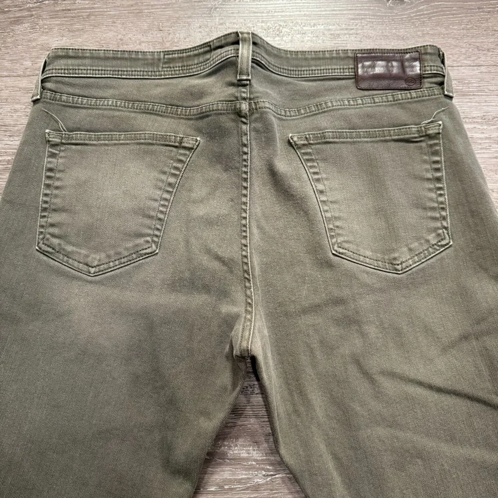 AG Adriano Goldschmied Jeans Mens 38 Gray Denim The Matchbox Slim Straight 38x29